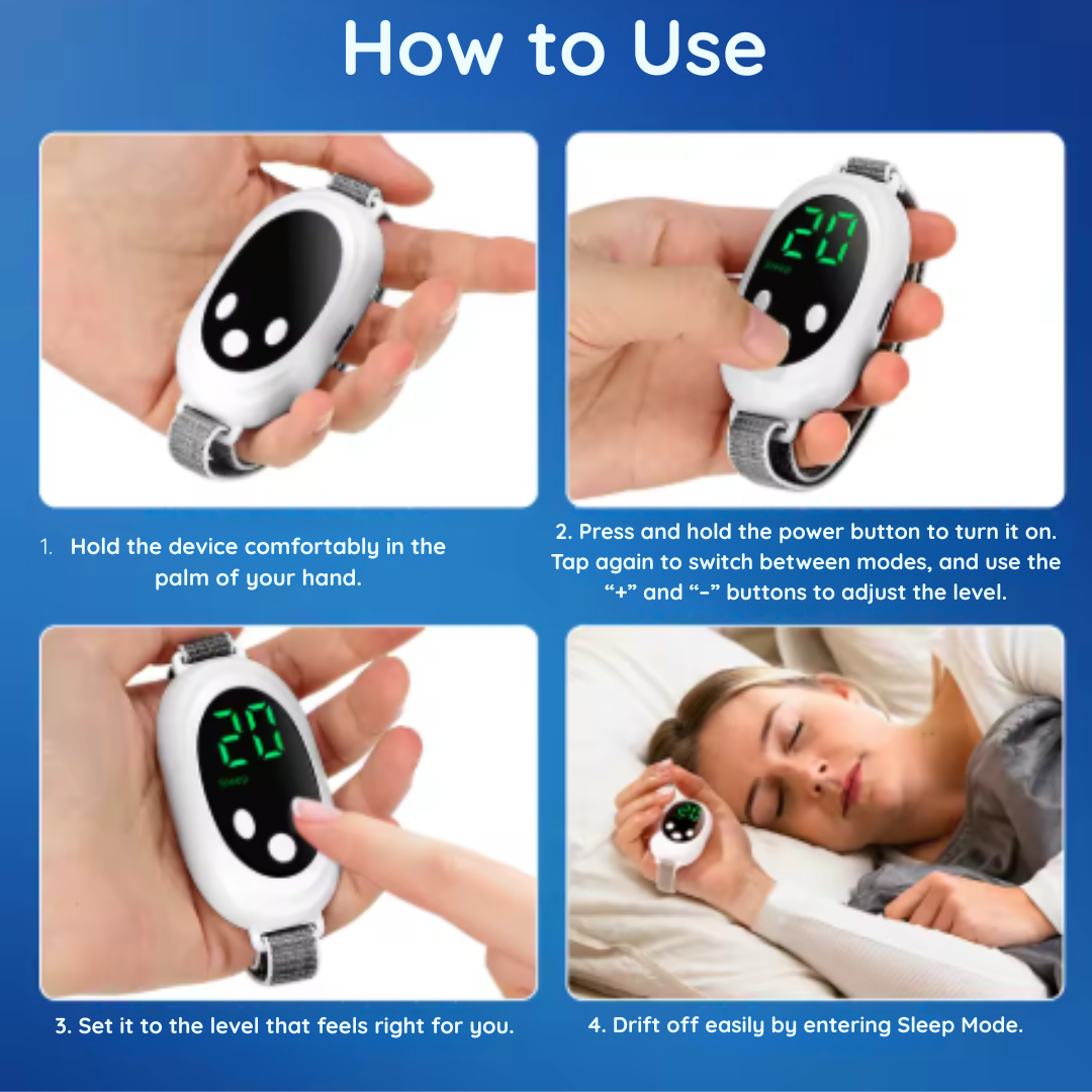 CalmPulse 20 – Smart device to improve sleep and relaxation